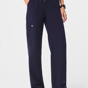 FIGS Women’s High Waisted Isabel Wide Leg Scrub Pants Navy *new* 2XL